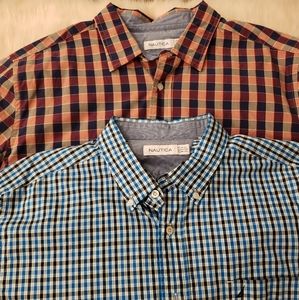 Men's Nautica short sleeve button up